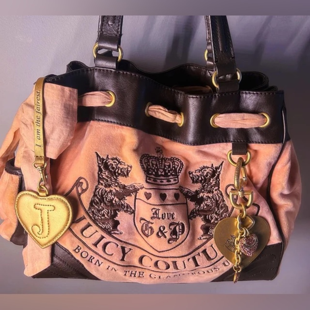 Vintage RARE Juicy Couture Baby Pink Daydreamer Bag - Picture 2 of 5